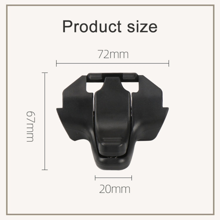Fibbia di fissaggio dell'ombra del finestrino dell'auto per Land Rover Freelander 2, guida a sinistra, stile: piatto