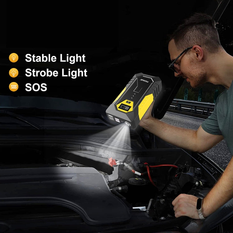 FOXSUR FJS-600 Alimentatore multifunzionale per avviamento di emergenza per auto, FJS-600