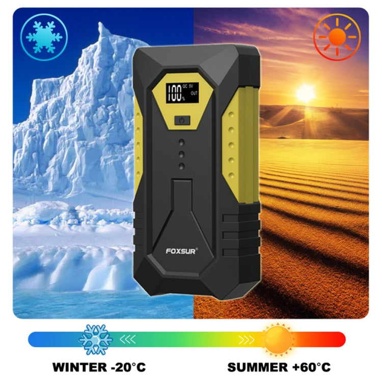 FOXSUR FJS-600 Alimentatore multifunzionale per avviamento di emergenza per auto, FJS-600