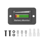 BM210 Veicoli elettrici/carrelli da golf Indicatore di batteria a LED Tensione regolabile 12V-72V, BM210