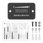 BM210 Veicoli elettrici/carrelli da golf Indicatore di batteria a LED Tensione regolabile 12V-72V, BM210