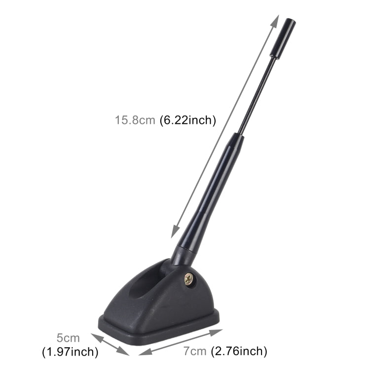 YQ-602A 15.8x1.3cm Albero dell'antenna del segnale potenziato per il tetto dell'autoradio, YQ-602A