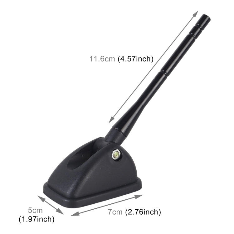 YQ-603A 11.6x1.3cm Albero dell'antenna del segnale potenziato per il tetto dell'autoradio, YQ-603A