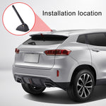 YQ-606A 11.5x1.3cm Albero dell'antenna del segnale potenziato per il tetto dell'autoradio, YQ-606A