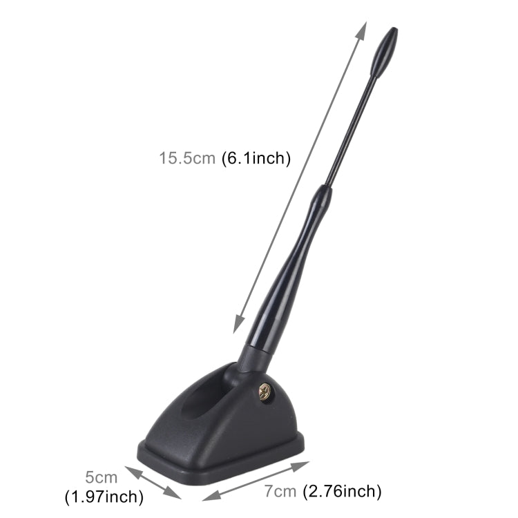 YQ-615A 15.5x1.3cm Albero dell'antenna del segnale potenziato per il tetto dell'autoradio, YQ-615A