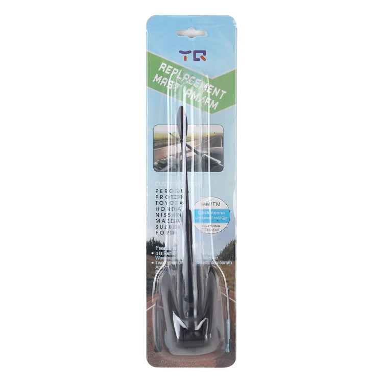 YQ-615A 15.5x1.3cm Albero dell'antenna del segnale potenziato per il tetto dell'autoradio, YQ-615A