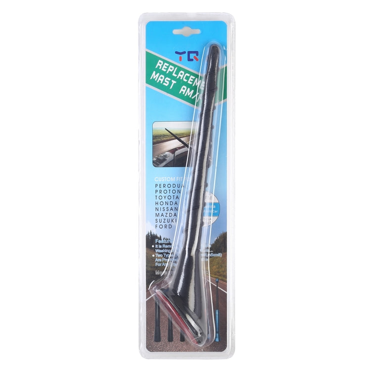 YQ-624A2 17x1.5cm Albero dell'antenna del segnale potenziato per il tetto dell'autoradio, YQ-624A2