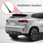 YQ-624A2 17x1.5cm Albero dell'antenna del segnale potenziato per il tetto dell'autoradio, YQ-624A2