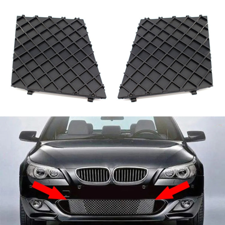Per BMW E60 2003-2010 1 paio di copri griglia inferiore per paraurti anteriore per auto 51117897184, For BMW E60 2003-2010