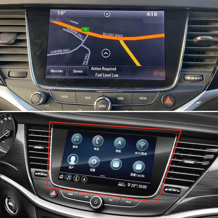 Per Opel Astra K Touchscreen capacitivo per auto da 8 pollici LQ080Y5DZ10 12, For Opel Astra K