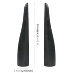 1 paio di strisce paraurti in silicone tinta unita per auto, stile: lungo, Solid Color