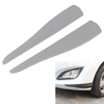 1 paio di strisce paraurti in silicone tinta unita per auto, stile: lungo, Solid Color