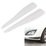 1 paio di strisce paraurti in silicone tinta unita per auto, stile: lungo, Solid Color
