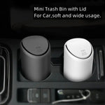 3R-2114 Mini pattumiera multifunzionale per auto, 3R-2114(Black), 3R-2114(White)