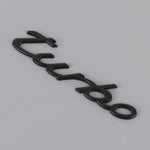 Auto TURBO Adesivi decorativi personalizzati in lega di alluminio, dimensioni: 13x3x0,3 cm