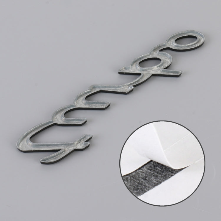 Auto TURBO Adesivi decorativi personalizzati in lega di alluminio, dimensioni: 13x3x0,3 cm