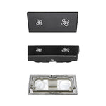 Per BMW Serie 3 E84 E90 F25 X3 Tasto del volume dell'aria sul pannello del condizionatore d'aria per auto senza OFF 6411 9344 143-MA, Air Volume Key