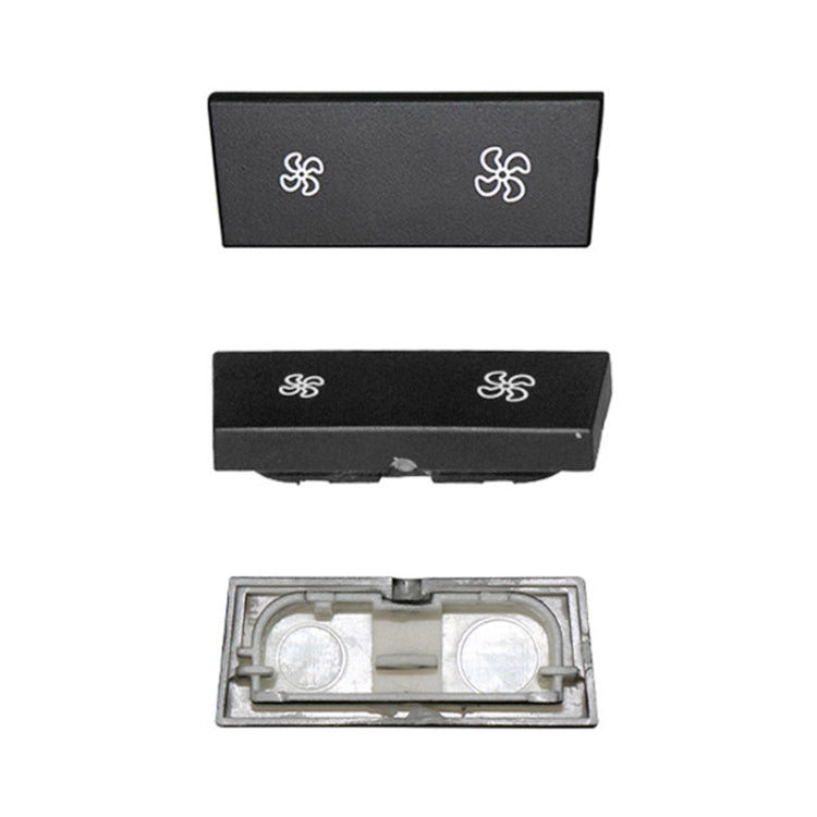 Per BMW Serie 3 E84 E90 F25 X3 Tasto del volume dell'aria sul pannello del condizionatore d'aria per auto senza OFF 6411 9344 143-MA, Air Volume Key