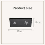 Per BMW Serie 3 E84 E90 F25 X3 Tasto del volume dell'aria sul pannello del condizionatore d'aria per auto senza OFF 6411 9344 143-MA, Air Volume Key