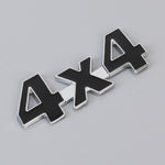 Adesivo decorativo personalizzato in lega di alluminio con numero auto 4 x 4, dimensioni: 9 x 3,5 x 2,3 cm