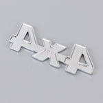Adesivo decorativo personalizzato in lega di alluminio con numero auto 4 x 4, dimensioni: 9 x 3,5 x 2,3 cm