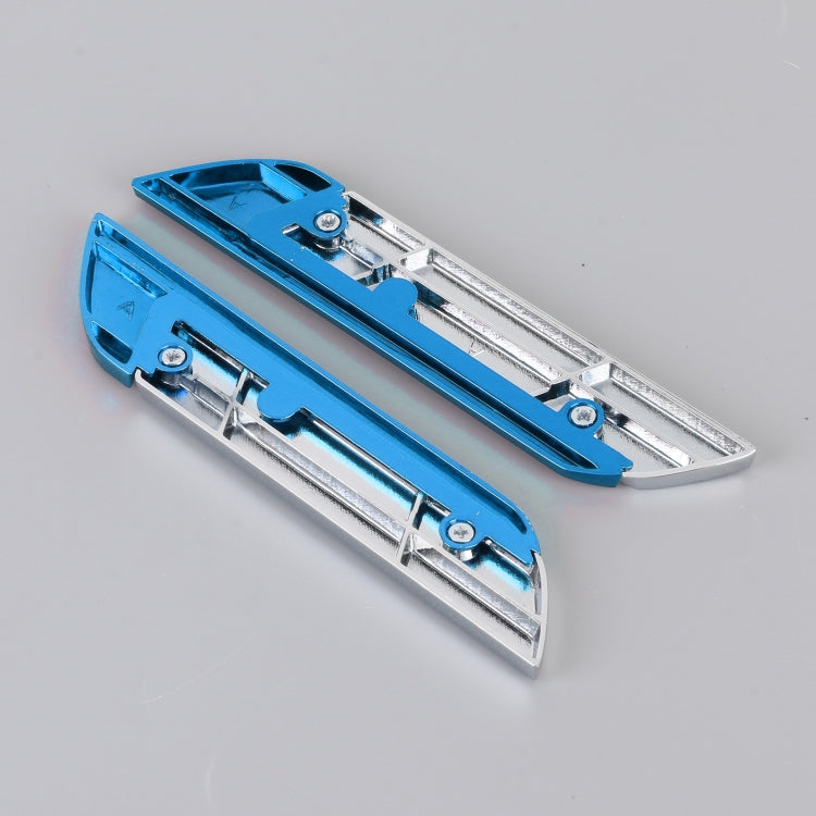 1 paio di adesivi decorativi personalizzati in lega di alluminio per auto Turbo, dimensioni: 11,5 x 2,5 x 0,5 cm, Turbo