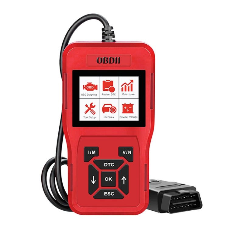 Strumento diagnostico OBD2 per auto TK209 con display TFT