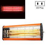 220V 1050W Luce di calore Asciugatore a infrarossi Vernice spray Riscaldamento Lampada polimerizzante Riscaldatore per cabina di cottura, spina americana, 1050W, US Plug