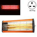 220 V 1050 W Luce di calore Essiccatore a infrarossi Vernice spray Riscaldamento Lampada polimerizzante Riscaldatore per cabina di cottura, presa UK, 1050W, UK Plug