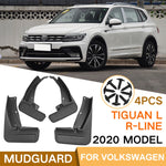 Per Volkswagen Tiguan LR-Line 2018-2020 4 pz/set Auto Auto In Plastica Morbida Paraspruzzi Parafango Guardia, For Volkswagen Tiguan LR-Line 2018-2020
