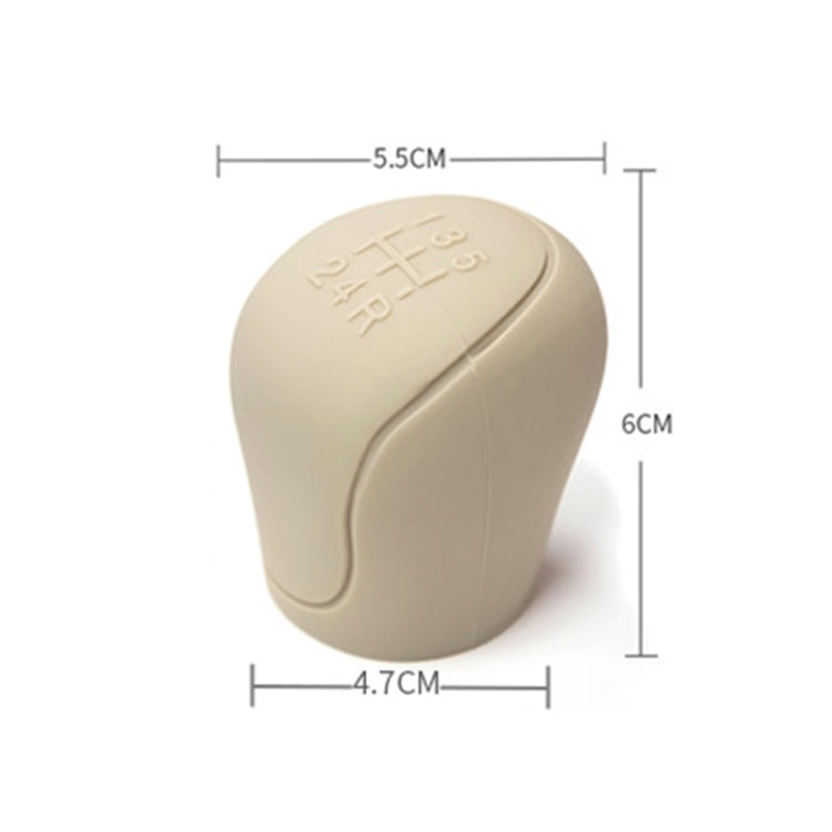 Per copertura protettiva del cambio del pomello del cambio antipolvere in silicone per auto Ford