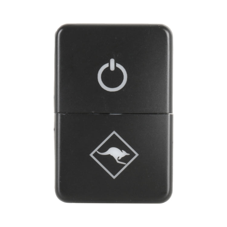 TS-202 Piccolo interruttore a doppio comando per Toyota con luce blu-verde per auto con serratura, with Lock 3