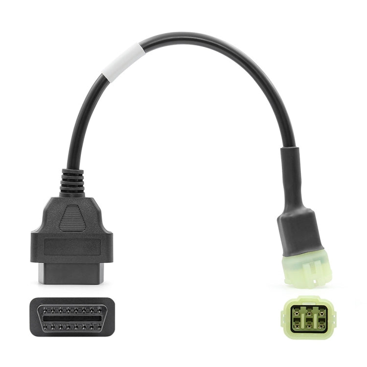 Cavo adattatore 6 pin a OBDII femmina per Kawasaki