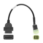 Per cavo connettore moto Kawasaki da 6 pin a OBDII femmina, For Kawasaki