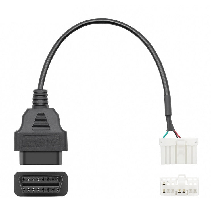 Per Tesla Model X / S 2012-2015 Cavo adattatore OBDII a 12 pin, OBDII to 12 Pin