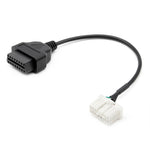 Per Tesla Model X / S 2012-2015 Cavo adattatore OBDII a 12 pin, OBDII to 12 Pin