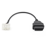 Per Tesla Model X / S 2012-2015 Cavo adattatore OBDII a 12 pin, OBDII to 12 Pin