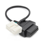 Per Tesla Model X / S 2012-2015 Cavo adattatore OBDII a 12 pin, OBDII to 12 Pin