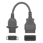 Per cavo adattatore per camion Volvo da 8 pin femmina a OBDII femmina, For Volvo 8 Pin Female to OBDII Female