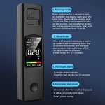 CSY-100 Tester per alcol digitale ad alta precisione con soffiaggio d'aria portatile