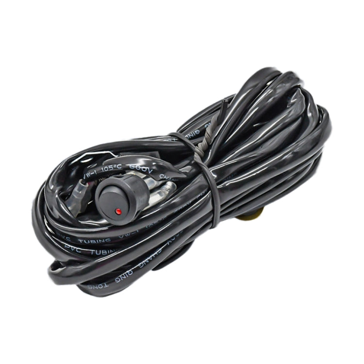 D0034 Cablaggio per luce interruttore impermeabile rotondo per fuoristrada da 300 W, D0034