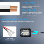 D0034 Cablaggio per luce interruttore impermeabile rotondo per fuoristrada da 300 W, D0034