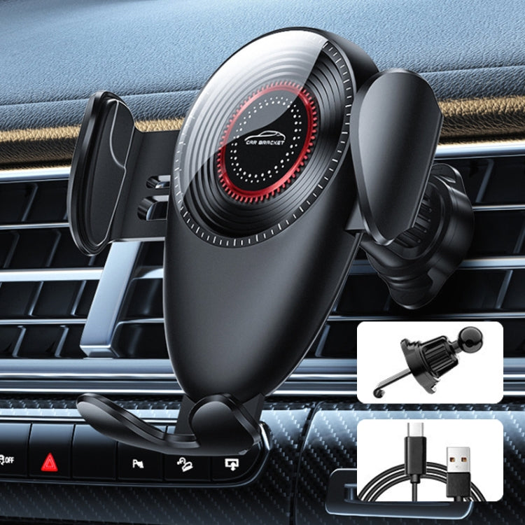 Supporto di navigazione per telefono con presa d'aria meccanica universale per auto M8, M8