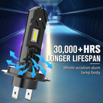 1 paio di fari LED per auto H7 fendinebbia a LED