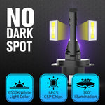 1 paio di fari LED per auto H7 fendinebbia a LED