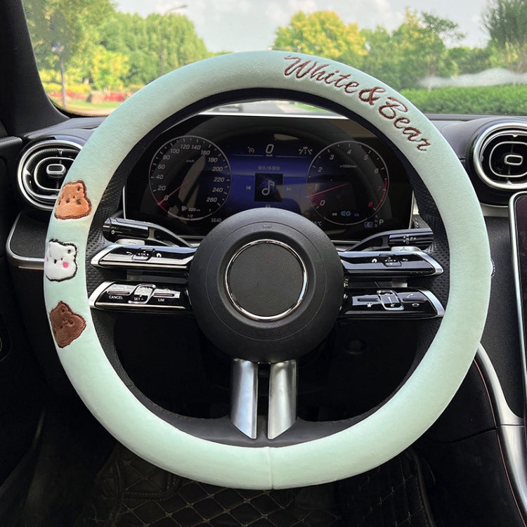 Coprivolante auto in peluche antiscivolo diametro 38 cm