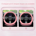 Coprivolante auto in peluche antiscivolo diametro 38 cm