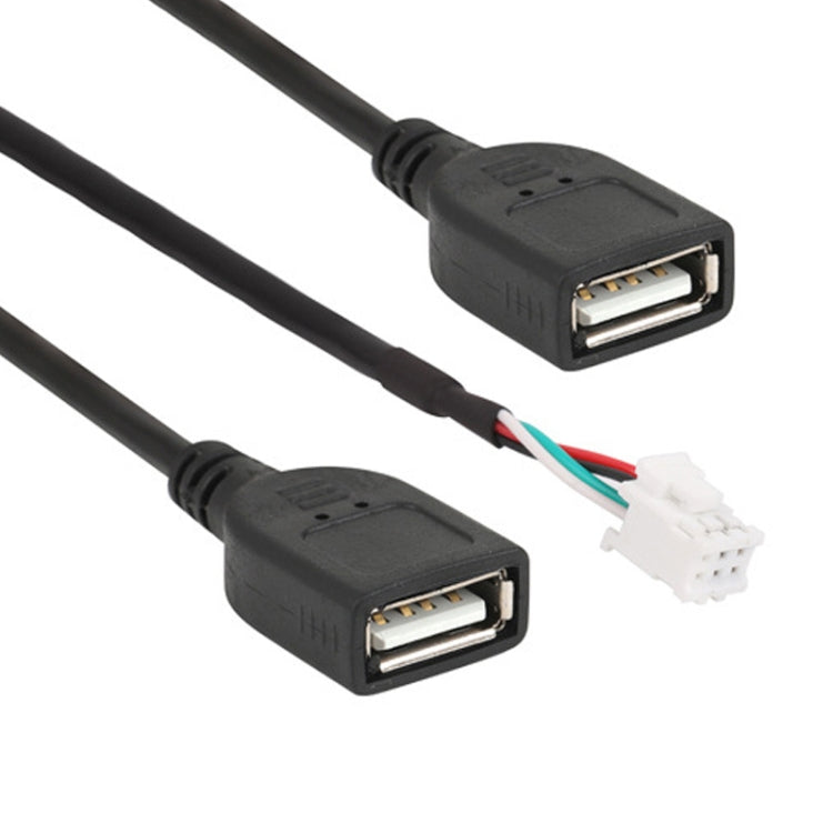 Cablaggio per navigazione Android Palminfo a 6 pin con doppia connessione USB, 6 Pin Dual USB