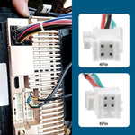 Cablaggio per navigazione Android Palminfo a 6 pin con doppia connessione USB, 6 Pin Dual USB