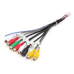 Palminfo Navigazione Android Cavo audio per microfono a 20 pin Linea amplificatore per basso RCA, Microphone Cable